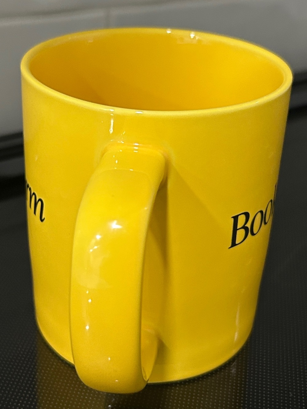Yellow Bookworm Mug - Picture 5 of 5